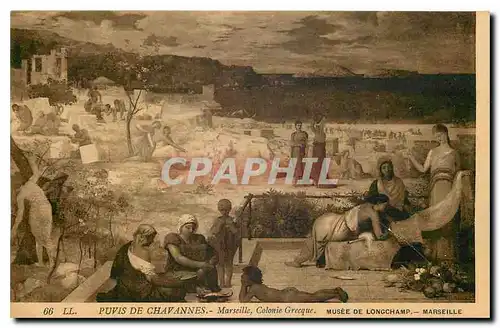 Ansichtskarte AK Puvis de Chavannes Marseille Colonie Greque Muse de Longchamp Marseille