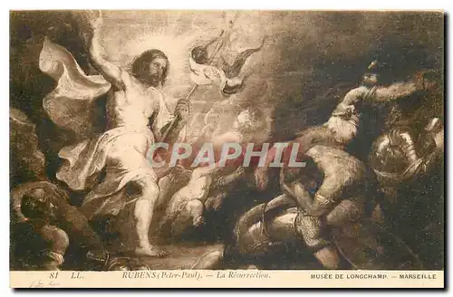 Ansichtskarte AK Rubens Peter Paul La Resurrection Musee de Longchamp Marseille