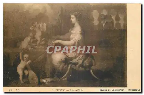 Cartes postales P Puget Sainte Cecile Musee de Longchamp Marseille