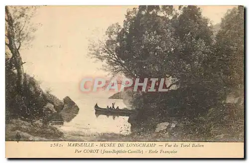 Ansichtskarte AK Marseille Musee de Longchamp Vue du Tyrol Italien Par Curot Jean Baptiste Camille Ecole Francais