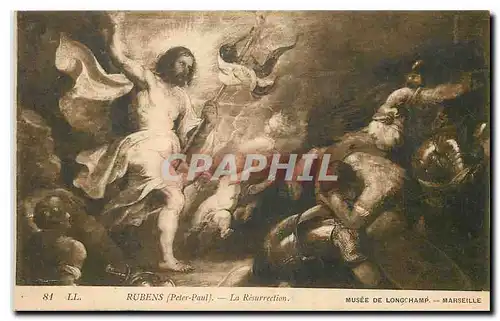 Ansichtskarte AK Rubens Peter Paul La Resurrection Marseille Musee de Longchamp