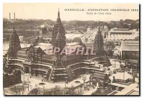 Ansichtskarte AK Marseille Exposition Coloniale Palais de l'Indo Chine