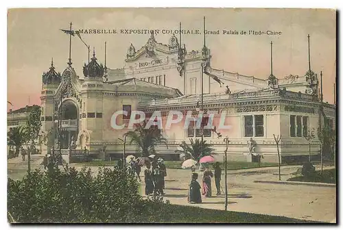 Cartes postales Marseille Exposition Coloniale Grand Palais de l'Indo Chine