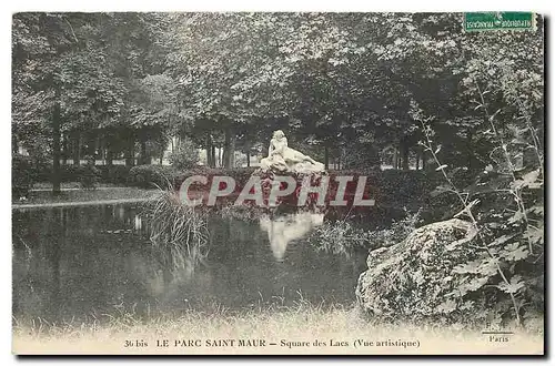 Cartes postales Le Parc Saint Maur Square des Lacs Vue artistique