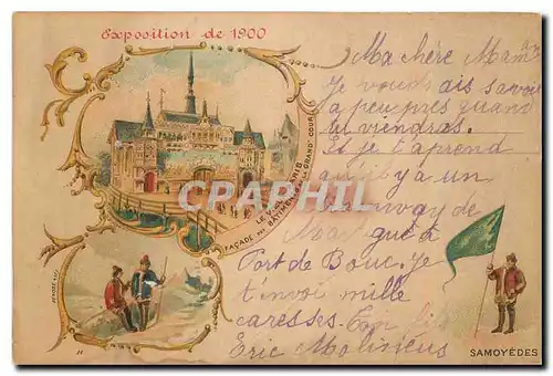 Cartes postales Samoyedes Exposition de 1900 Le Vieux paris