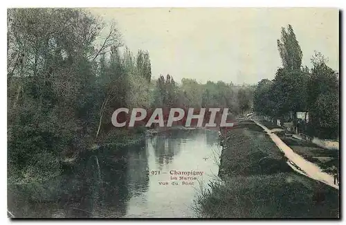 Cartes postales Champigny La Marne vue du Pont