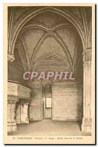 Cartes postales Donjon Salle site de la Reine