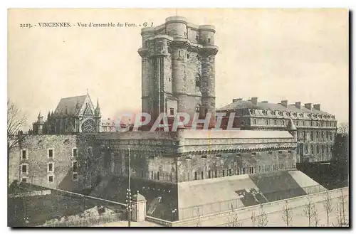 Cartes postales Vincennes Vue d'ensemble du Fort