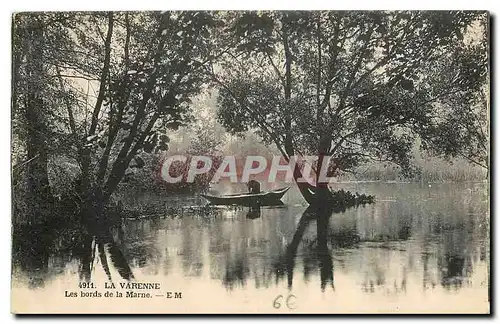 Cartes postales La Varenne Les bords de la Marne