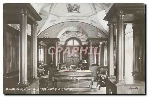 Cartes postales Rueil Chateau de la Malmaison La Bibliotheque