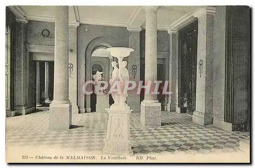 Cartes postales Chateau de la Malmaison Le Vestibule
