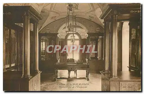 Cartes postales Chateau de la Malmaison Bibliotheque de l'Empereur
