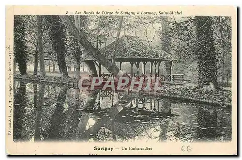 Ansichtskarte AK Les Bords de l'Orge de Savigny a Lormoy Saint Michel Savigny Un Embarcadere