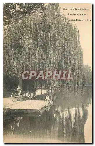 Ansichtskarte AK Bois de Vincennes Lac des Minimes le Grand Saule