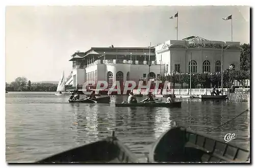 Cartes postales moderne Enghien les Bains Canotage sur le Lac
