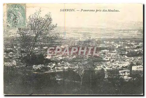 Ansichtskarte AK Sannois Panorama pris des Moulins