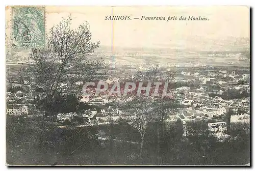 Cartes postales Sannois Panorama pris des Moulins
