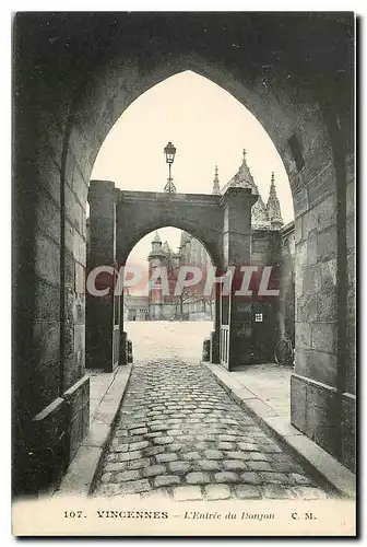 Ansichtskarte AK Vincennes L'Entree du Donjon