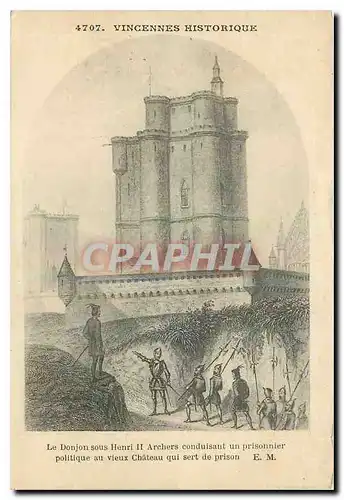 Cartes postales Vincennes Historique Le Donjon sous Henri II