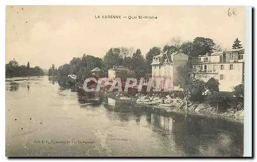 Cartes postales La Varenne Quai St Hilaire