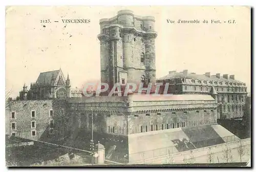 Cartes postales Vincennes Vue d'ensemble du Fort