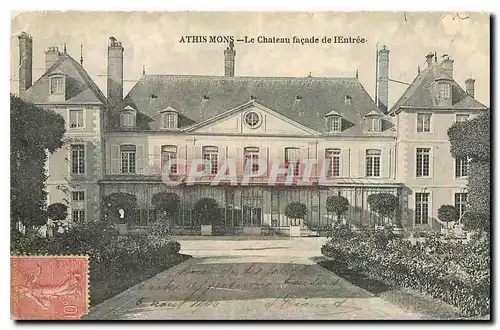 Cartes postales Athis Mons Le Chateau facade de l'Entree
