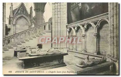 Cartes postales Abbaye de Saint Denis Chapelle Saint Jean Baptiste