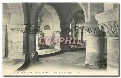 Ansichtskarte AK L'Abbaye de Saint Denis Crypte de la Basilique