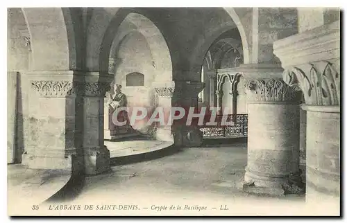 Cartes postales L'Abbaye de Saint Denis Crypte de la Basilique