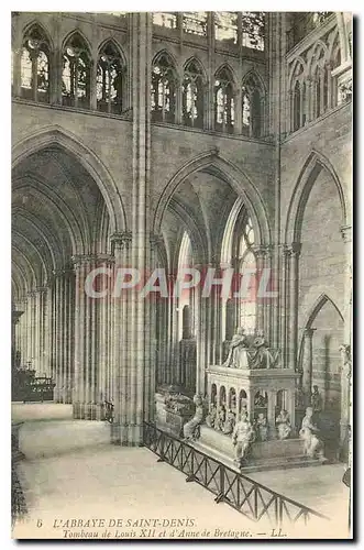 Ansichtskarte AK L'Abbaye de Saint Denis Tombeau de Louis XII et d'Anne de Bretagne