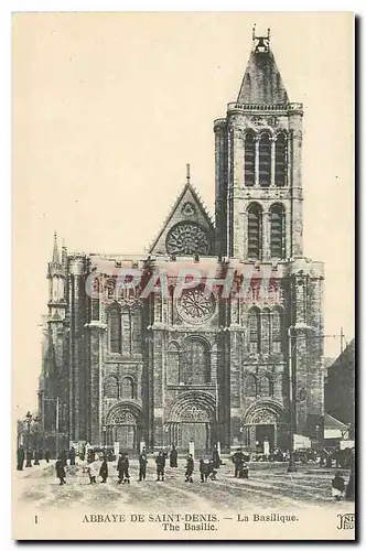 Cartes postales Abbaye de Saint Denis La Basilique