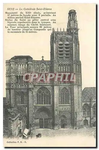 Cartes postales Sens La Cathedrale Saint Etienne