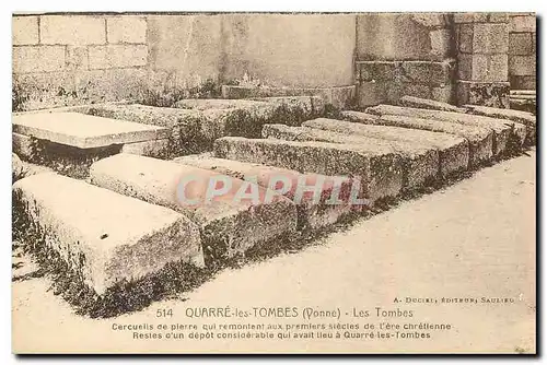 Cartes postales Quarre les Tombes Yonne Les Tombes