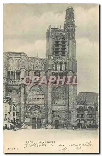 Cartes postales Sens La Cathedrale