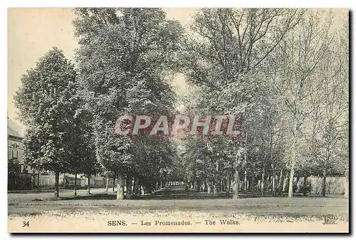 Cartes postales Sens Les Promenades