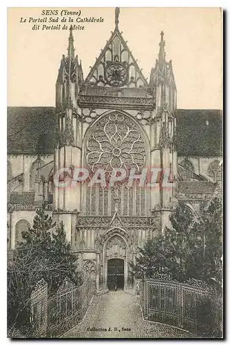 Ansichtskarte AK Sens Yonne Le Portail sud de la Cathedrale dit Portail de Moise