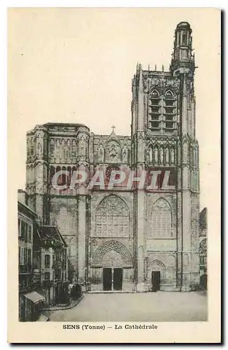 Cartes postales Sens Yonne La Cathedrale