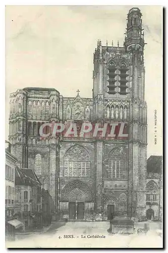 Cartes postales Sens La Cathedrale