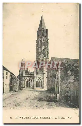 Cartes postales Saint Pere sous Vezelay L'Eglise