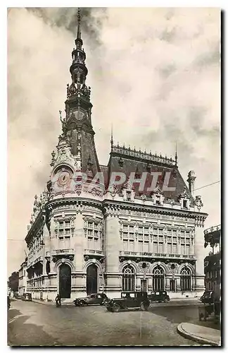 Moderne Karte Sens Hotel de Ville Facade d'Angle