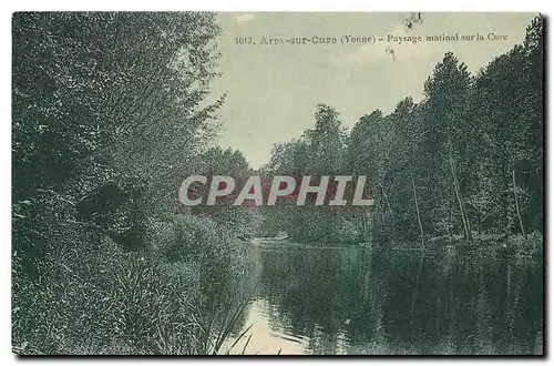 Cartes postales Arcy sur Cure Yonne Paysage matinal sur la Cure