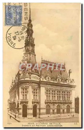 Cartes postales Sens l'Hotel de Ville