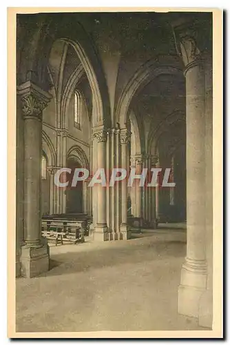 Ansichtskarte AK Monastere de Ste Marie de la Pierre qui Vire Yonne L'Eglise Vue prise des Bas cotes