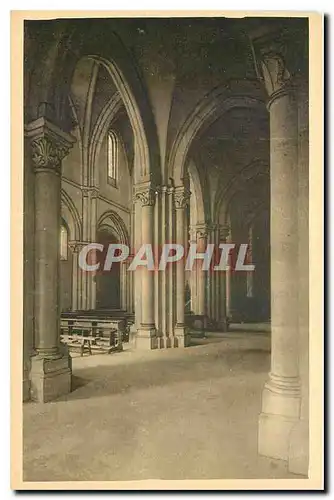 Cartes postales Monastere de Ste Marie de la Pierre qui Vire Yonne L'Eglise Vue prise des Bas cotes