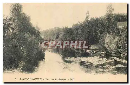 Cartes postales Arcy sur Cure Vue sur la Riviere