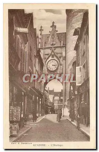 Cartes postales Auxerre L'Horloge