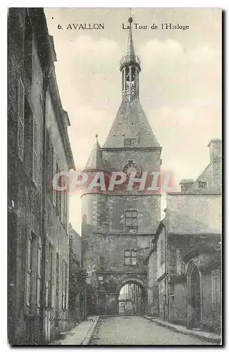 Cartes postales Avallon la Tour de l'Horloge