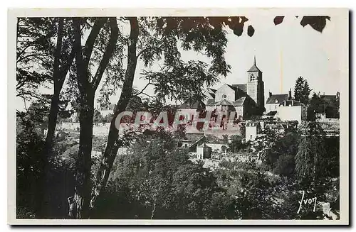 Cartes postales Avallon Yonne L'Eglise St Lazare vue du bois des Chaumes