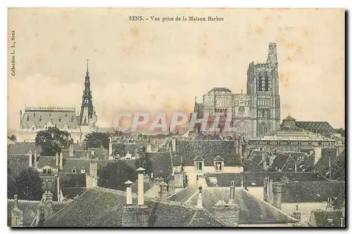 Cartes postales Sens Vue prise de la Maison Barbot