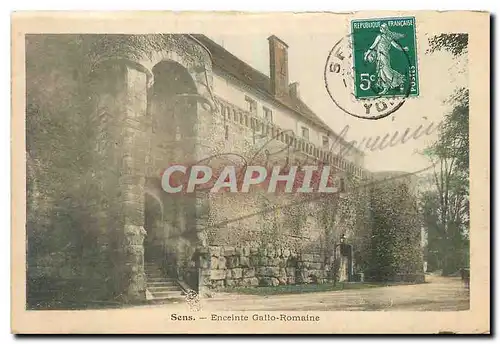 Ansichtskarte AK Sens Enceinte Gallo-Romaine